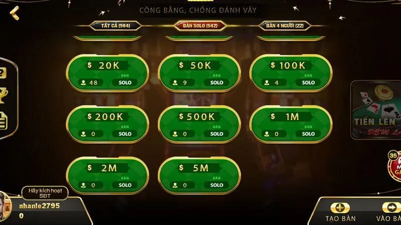 Chiến thuật chơi sâm lốc Hitclub