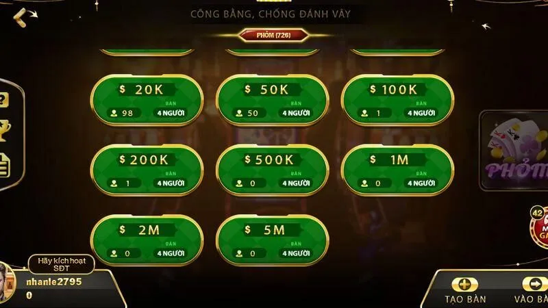 Hướng dẫn chi tiết cách chơi Tiến Lên
