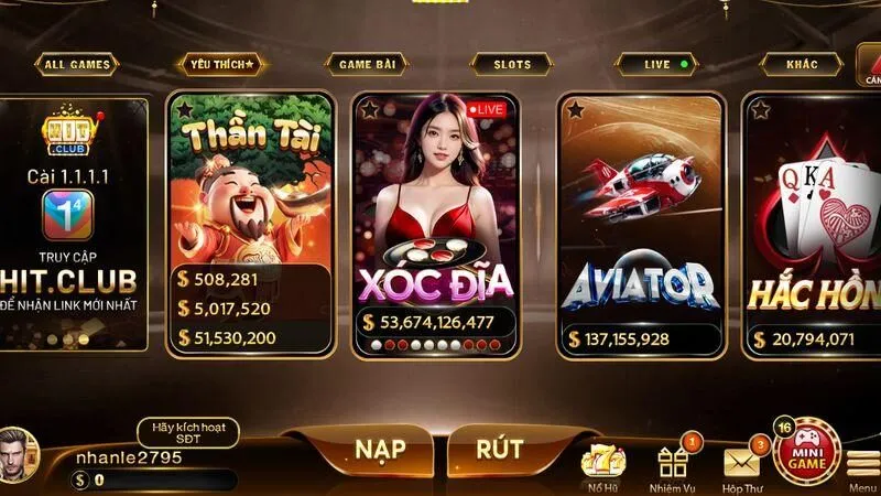 Khuyến mãi Tài Xỉu Hitclub đáng chú ý