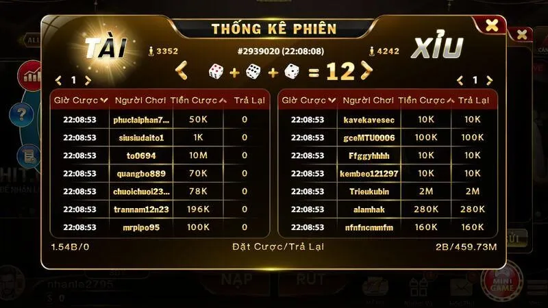 Tài Xỉu là trò chơi cá cược phổ biến