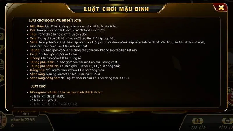 Tham gia Phỏm trực tuyến cùng cộng đồng gamers
