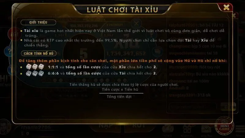 Tìm hiểu quy trình đặt cược Tài Xỉu