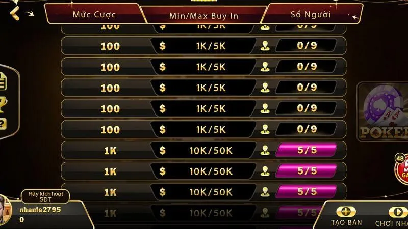 Trải nghiệm poker an toàn và minh bạch