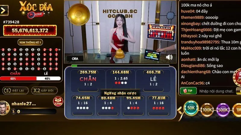 Xóc Đĩa Hitclub là trò chơi thú vị